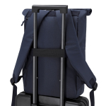 Rolltop rugzak van RPET voor 15'' laptop, geschikt voor trolley vijfde weergave