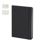 A5 notitieboek met blanco pagina’s en maandplanner in het Engels