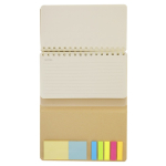 Schrijfboek met uitvouwbare weekplanner en A5-notitieblok kleur naturel  negende weergave
