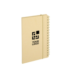 Schrijfboek met uitvouwbare weekplanner en A5-notitieblok met jouw bedrukking