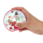 Water-ringenspel met kerstontwerp en rode knop in het midden tweede weergave