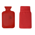 Herbruikbare handverwarmer met polyester hoes kleur rood  negende weergave
