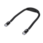 Handsfree leeslamp met ergonomisch design en 4 LED-lampjes kleur zwart  negende weergave