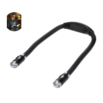 Handsfree leeslamp met ergonomisch design en 4 LED-lampjes