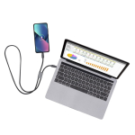 Lanyard met 60W oplaadkabel en data-overdracht vierde weergave