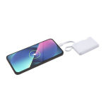Compacte witte powerbank 2.000 mAh vierde weergave