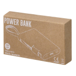 Compacte witte powerbank 2.000 mAh weergave met doos
