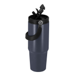 RVS drinkfles van gerecycled staal met handige draaglus 900 ml tweede weergave