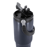 RVS drinkfles van gerecycled staal met handige draaglus 900 ml vijfde weergave
