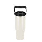RVS drinkfles van gerecycled staal met handige draaglus 900 ml zevende weergave