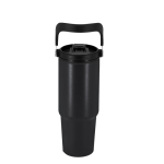 RVS drinkfles van gerecycled staal met handige draaglus 900 ml achtste weergave