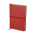 Schrijfboek van kunstleer met intern gelijnd A6-notitieblok vijfde weergave