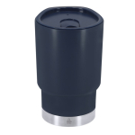 Dubbelwandige thermobeker to go met sluitdop 380 ml kleur marineblauw  negende weergave