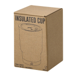 Dubbelwandige thermobeker to go met sluitdop 380 ml weergave met doos