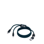 Magnetische aluminium oplaadkabel die niet in de knoop raakt met jouw bedrukking