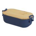 Lunchbox met bamboe deksel en sluitingen aan de zijkant 850 ml tweede weergave