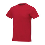 Heren T-shirt van katoen 160 g/m² Elevate Life kleur rood