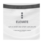 Heren T-shirt van katoen 160 g/m² Elevate Life kleur wit weergave detail 3