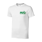 Heren T-shirt van katoen 160 g/m² Elevate Life kleur wit