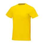 Heren T-shirt van katoen 160 g/m² Elevate Life kleur geel