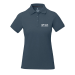 Dames polo met korte mouwen in piquéstof 200 g/m² met afdrukgebied