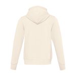 Unisex hoodie in gebreide stof met capuchon 300 g/m² Elevate Life kleur zand tweede weergave achterkant