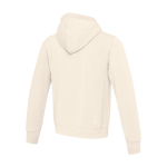 Unisex hoodie in gebreide stof met capuchon 300 g/m² Elevate Life kleur zand derde weergave achterkant