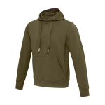 Unisex hoodie in gebreide stof met capuchon 300 g/m² Elevate Life kleur olijfgroen
