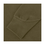 Unisex hoodie in gebreide stof met capuchon 300 g/m² Elevate Life kleur olijfgroen weergave detail 1