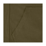 Unisex hoodie in gebreide stof met capuchon 300 g/m² Elevate Life kleur olijfgroen weergave detail 2
