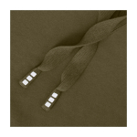 Unisex hoodie in gebreide stof met capuchon 300 g/m² Elevate Life kleur olijfgroen weergave detail 3