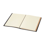 Navulbaar notitieboek, omslag van gerecycled plastic, 2 schrijfblokken kleur grijs tweede weergave