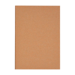 Duurzame schrijfmap met walnoothouten sluiting A5, gelijnde pagina’s kleur grijs tweede weergave met doos