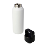 Drinkfles van gerecycled RVS, geschikt voor alle dranken 600 ml kleur wit tweede weergave