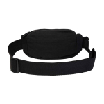 Schoudertas van gerecycled materiaal met ruim hoofdvak kleur zwart tweede weergave achterkant