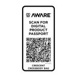 Schoudertas van gerecycled materiaal met ruim hoofdvak kleur zwart tweede weergave