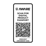 Schoudertas van gerecycled materiaal met ruim hoofdvak kleur marineblauw tweede weergave