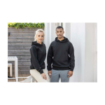 Unisex sport-sweatshirt met stretch 350 g/m² kleur zwart luxe weergave
