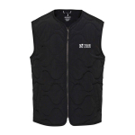 Unisex bodywarmer gerecycled nylon met textuur 110 g/m² met afdrukgebied