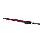 Tweekleurige golfparaplu van windbestendig polyester 30” Ø106 cm kleur rood tweede weergave