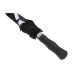 Tweekleurige golfparaplu van windbestendig polyester 30” Ø106 cm kleur wit weergave detail 3