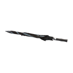 Tweekleurige golfparaplu van windbestendig polyester 30” Ø106 cm kleur grijs tweede weergave