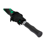 Tweekleurige golfparaplu van windbestendig polyester 30” Ø106 cm kleur groen weergave detail 3