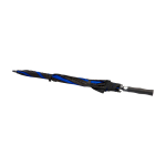 Tweekleurige golfparaplu van windbestendig polyester 30” Ø106 cm kleur koningsblauw tweede weergave