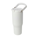 RVS beker van gerecycled staal met multifunctionele dop 900 ml vierde weergave