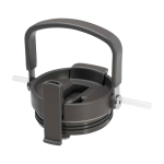 RVS beker van gerecycled staal met multifunctionele dop 900 ml weergave detail 1