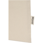 Shopper van gerecycled katoen en RPET 7 L 140 g/m² kleur naturel derde weergave