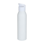 Enkelwandige RVS drinkfles van gerecycled staal 650 ml kleur wit