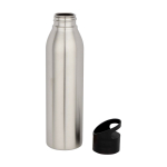 Enkelwandige RVS drinkfles van gerecycled staal 650 ml kleur lichtgrijs tweede weergave