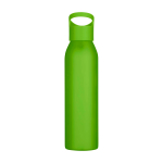 Enkelwandige RVS drinkfles van gerecycled staal 650 ml kleur neon groen tweede weergave voorkant